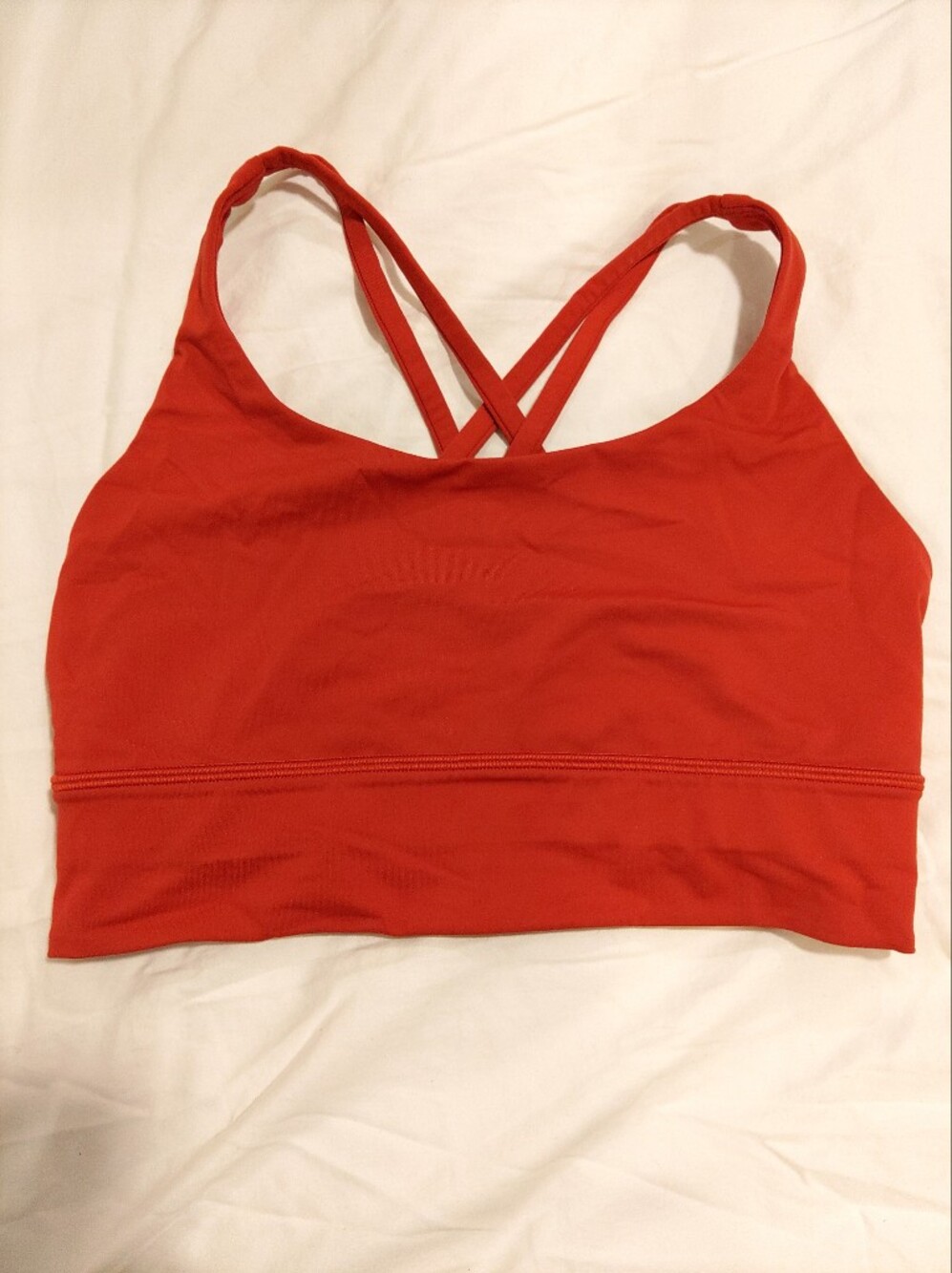 Rust Red Lululemon Sports Bra